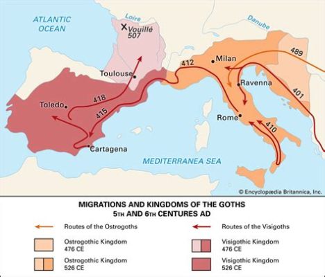 イタリア6世紀における「アリアンの反乱」とゲルマン民族の移動、ローマ帝国衰退への影響